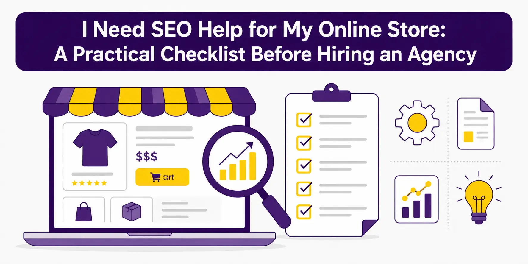I Need SEO Help for My Online Store: A Practical Checklist Before Hiring an Agency image secondaire